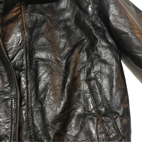 Roberta Amee NWT Vintage 1980s Patchwork Pigskin Leather Women’s Size Medium‎ - Picture 3 of 9